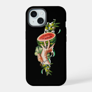 Traditional Palestine elements in palestine map iPhone 15 Case