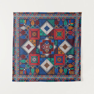 Traditional Palestine Embroidery tatreez  colourfu Tapestry
