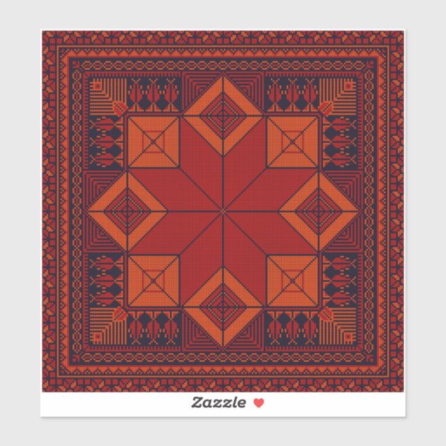 Traditional Palestine Embroidery tatreez Pattern  (Sheet)
