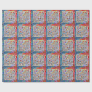 Traditional Patchwork Geometric Gift Wrap