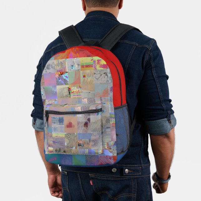 Traditional Patchwork Geometric Pattern Bag (Insitu (Model))