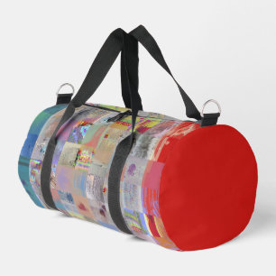 Traditional Patchwork Geometric Travel Bag