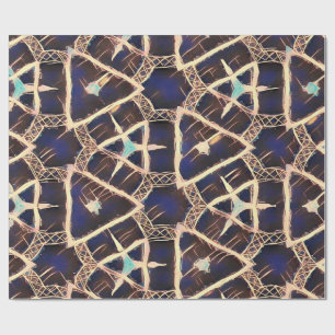 traditional pattern wrapping paper