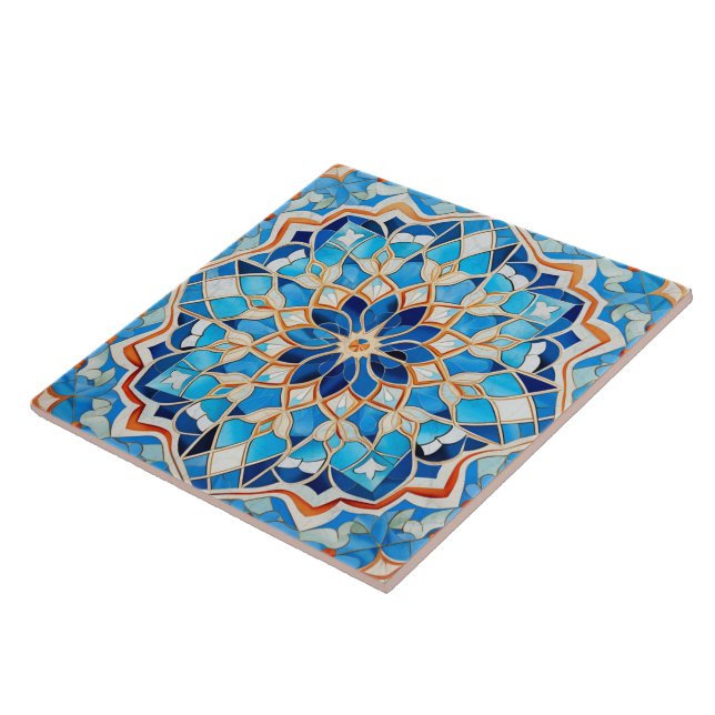Traditional Persian Traditional Ornamental Art 6 Tile (Side)