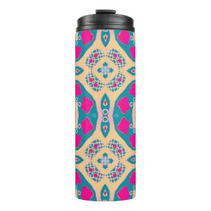 Traditional, Peruvian patchwork, tile pattern Thermal Tumbler