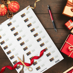 Traditional Plaid/Tartan Holiday Return Labels