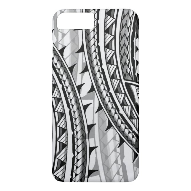 Traditional Polynesian tribal design/tattoo Case-Mate iPhone Case (Back)