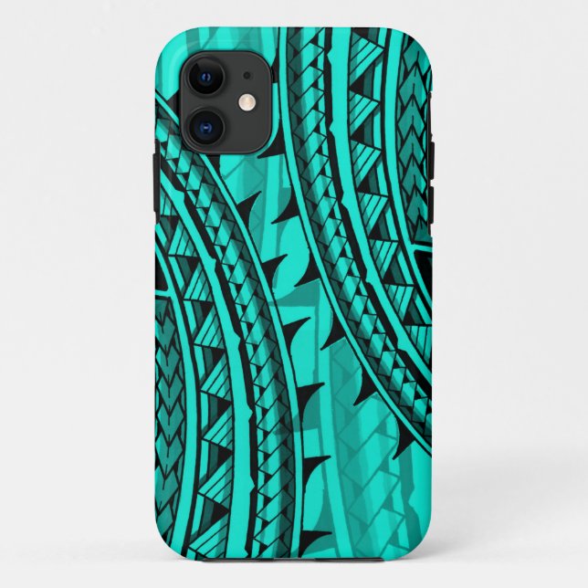 Traditional Polynesian tribal design/tattoo Case-Mate iPhone Case (Back)