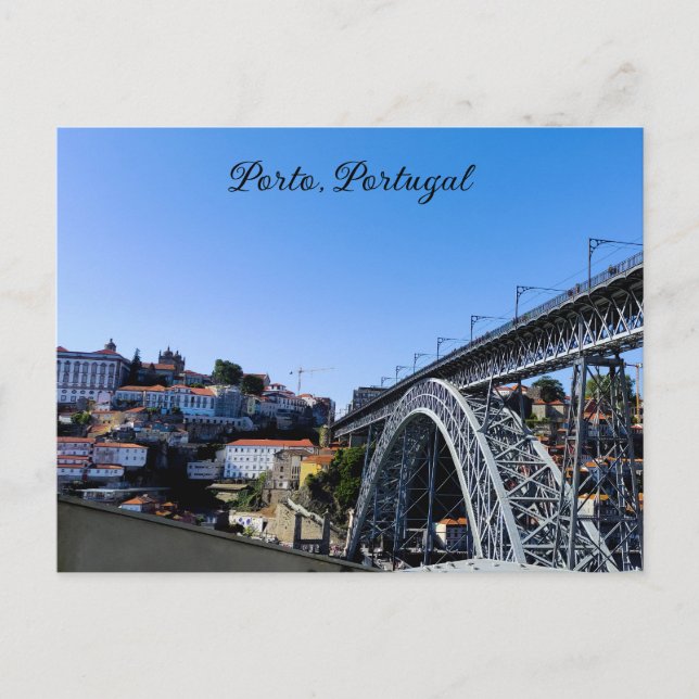 Traditional Port City Landscape Postcard (Front)
