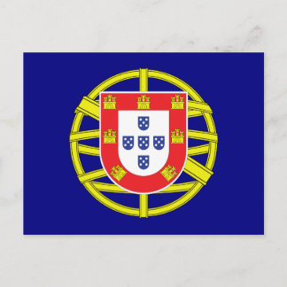 Traditional Portugal Coat of Arms Patriotic Gift Postcard