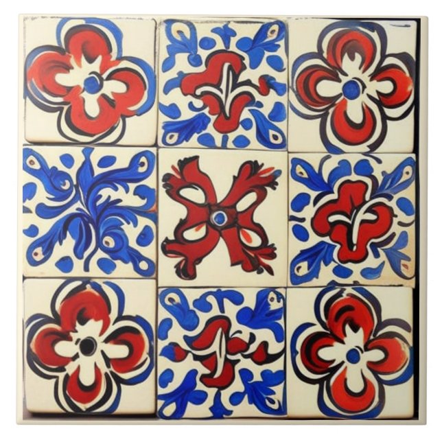 Traditional Portuguese Art Tile (Front)