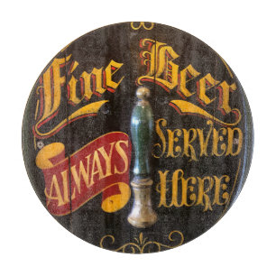 Traditional Pub Beer Cutting Board