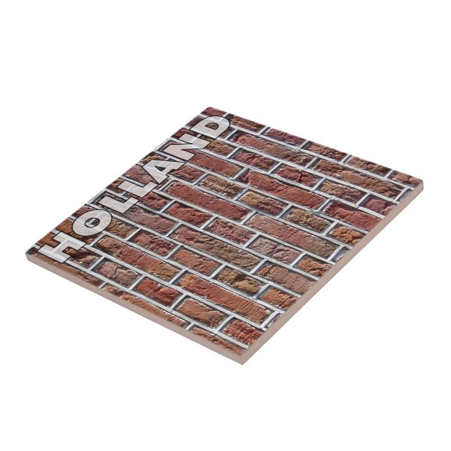 Traditional Red Dutch Brickwork Pointing Holland Tile (Side)