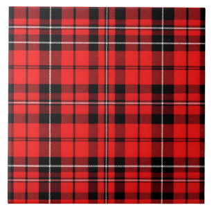 Traditional Red Plaid Tartan Popular Collection Tile