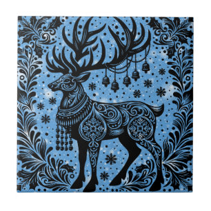 Traditional Reindeer Tile