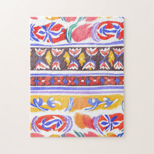 traditional Romanian decor Jigsaw Puzzle