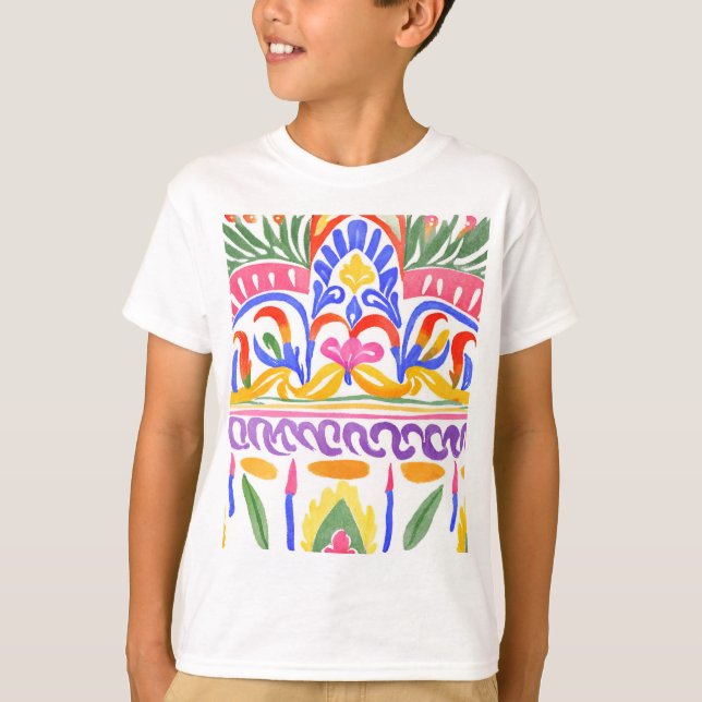traditional Romanian decor T-Shirt (Front)