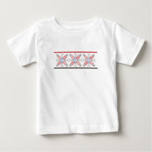 Traditional Romanian folk art motifs Romania 1 Baby T-Shirt