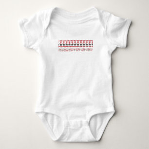 Traditional Romanian folk art motifs Romania 3 Baby Bodysuit