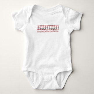 Traditional Romanian folk art motifs  Romania 3 Baby Bodysuit