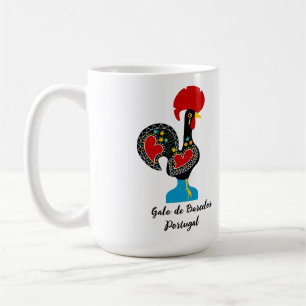 Traditional Rooster of Barcelos in black    Coffee Mug