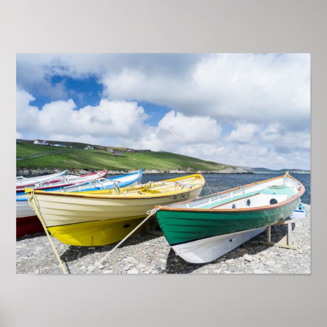 Traditional rowboats poster (Front)