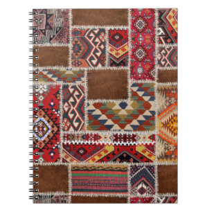 Traditional Rug Patchwork: Decorative Carpet Décor Notebook
