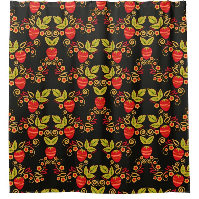 Traditional Russian seamless pattern with berries  (Front)