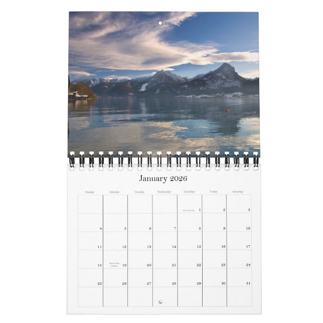 Traditional Salzkammer Calendar (Jan 2026)