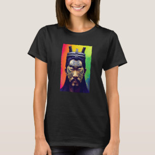 Traditional Samurai Warrior With A Modern Twist   T-Shirt