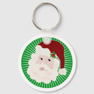 Traditional Santa Claus T-shirts and Gifts Keychain