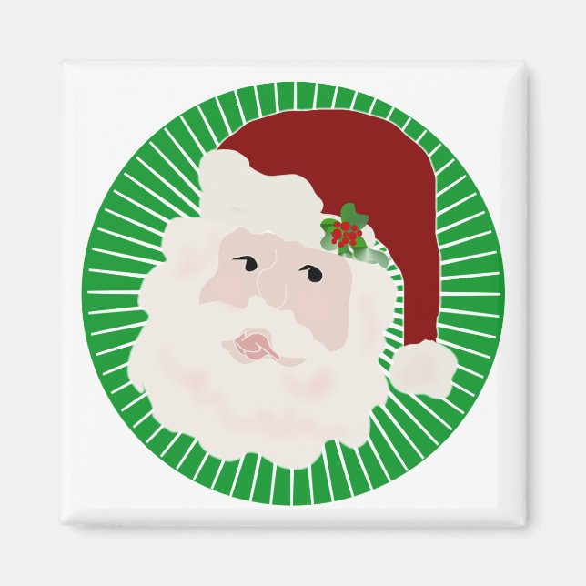 Traditional Santa Claus T-shirts and Gifts Magnet (Front)