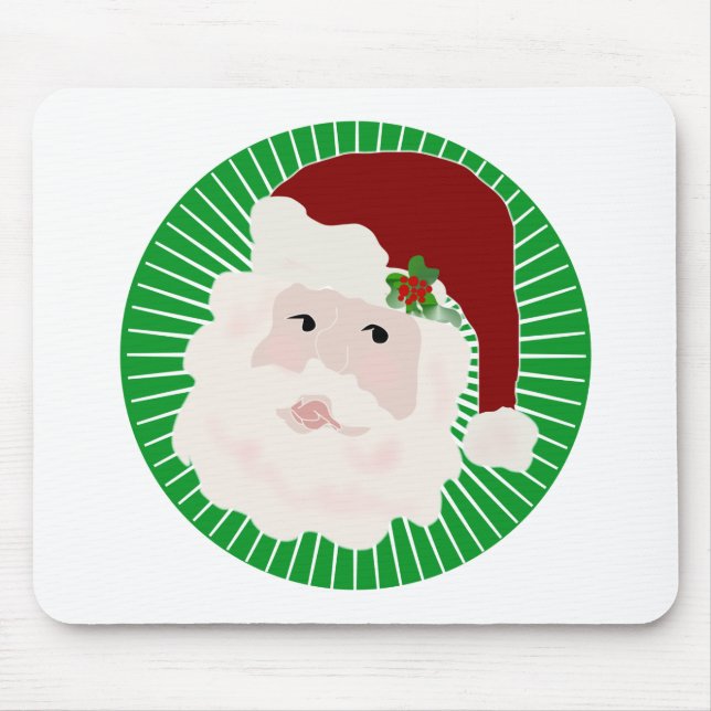 Traditional Santa Claus T-shirts and Gifts Mouse Pad (Front)