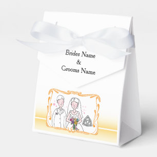 Traditional Scottish and Celtic Wedding Theme Favor Box