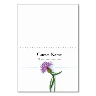 Traditional Scottish and Celtic Wedding Thistle Th Table Number