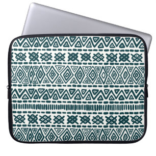 Traditional seamless ornament in folk, ethnic styl laptop sleeve