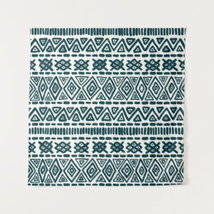 Traditional seamless ornament in folk, ethnic styl tapestry