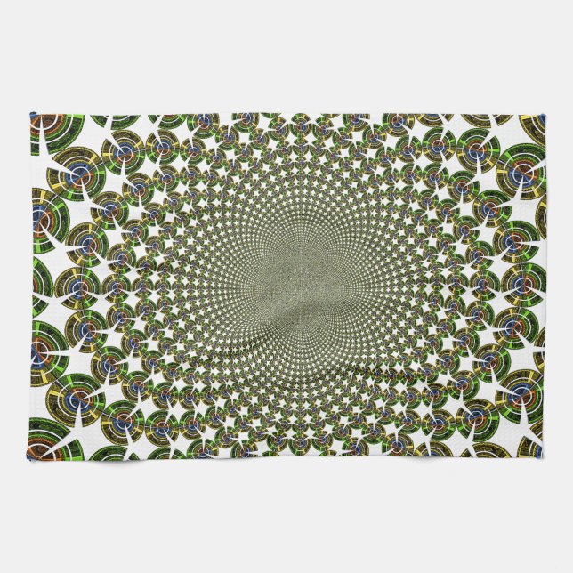 Traditional Seamless Sharks Kitchen Towel (Horizontal)