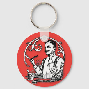 Traditional Shaver's Keychain