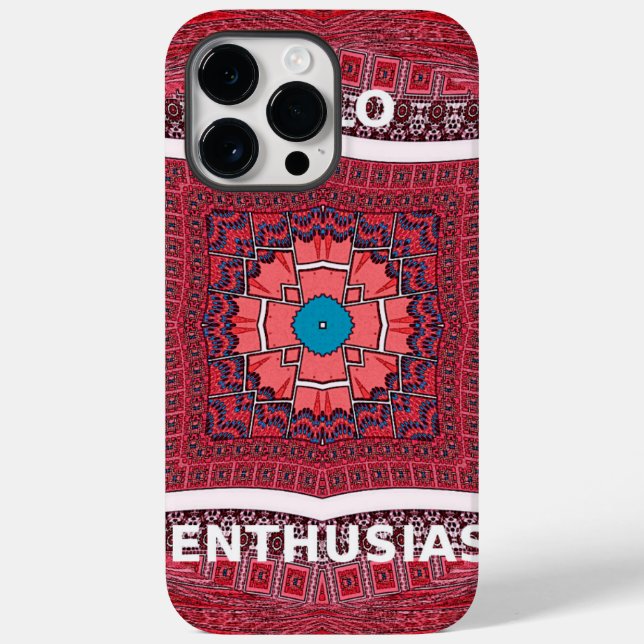 Traditional Sindhi Culture Ajrak Pattern Art Print Case-Mate iPhone Case (Back)