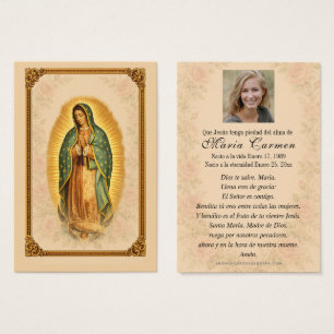 Traditional Spanish Our Lady of Guadalupe Funeral