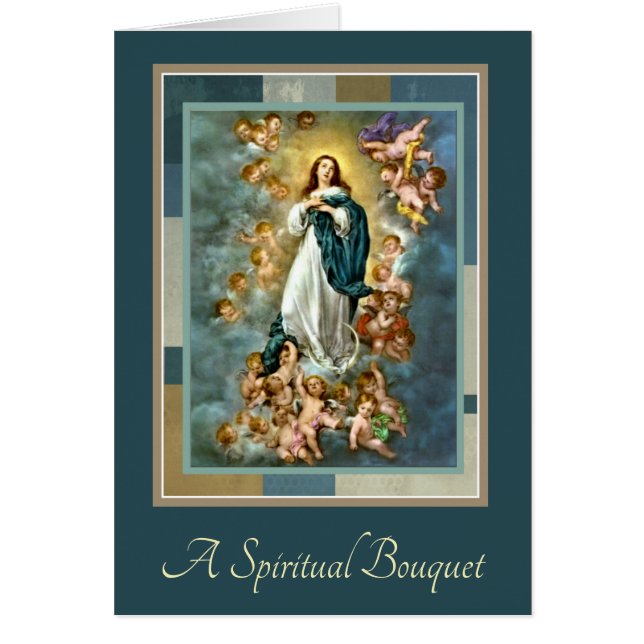Traditional Spiritual Bouquet Assumption Mary (Front)