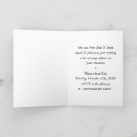 Traditional Splendour - Regal Style Wedding Card 