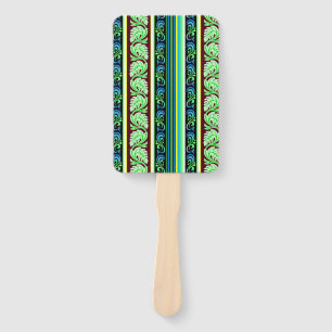 Traditional Sri Lanka Liyawel (leaves pattern) Hand Fan
