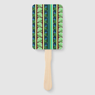 Traditional Sri Lanka Liyawel (leaves pattern)     Hand Fan