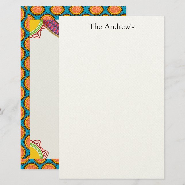 Traditional Stylish  Paper (Front/Back)