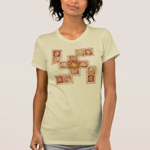 Traditional Swastika Pattern T-Shirt