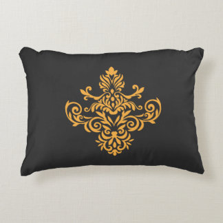 Traditional Tattoo Art Inspired Design Accent Pillow