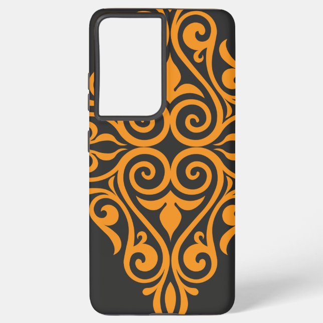 Traditional Tattoo Art Inspired Design Samsung Galaxy S21 Ultra Case (Back)