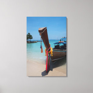 Traditional Thai Boat Canvas Print